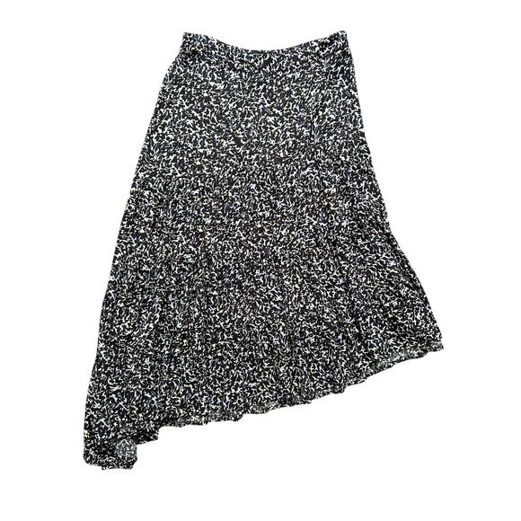 Scotch and Soda Animal Print Asymmetrical Midi Skirt Size Small - Picture 1 of 8